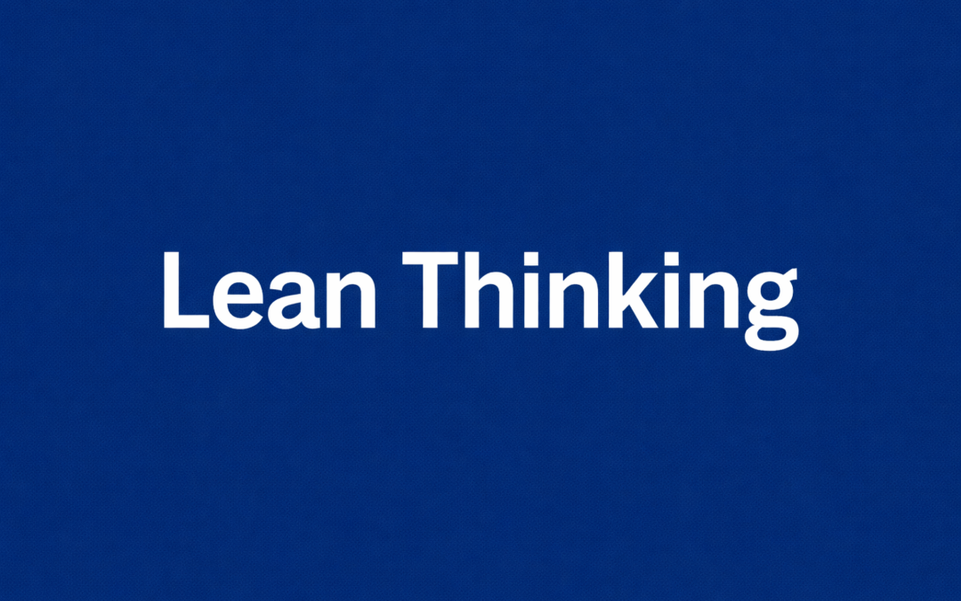 Lean Thinking